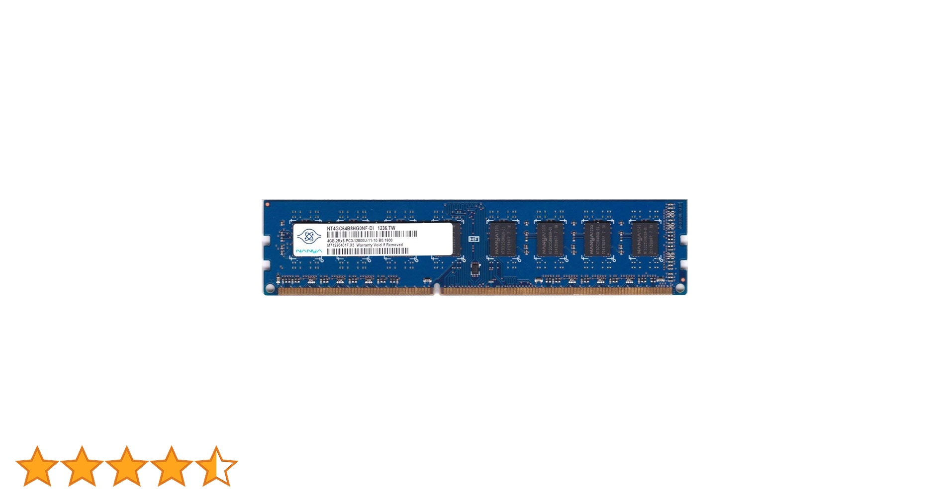 NANYA 2GB 「Nanya社製品」バルクて低消費電力メモリ 各社「DDR2」モデルミニノートPCへ認識動作可能仕様品 TOSHIBA NB100 PANB100NL/Aspire 141 Nanya NT1GT64U88D0BY-AD 4GB 4 x 1GB PC2-6400U DDR2 800 non